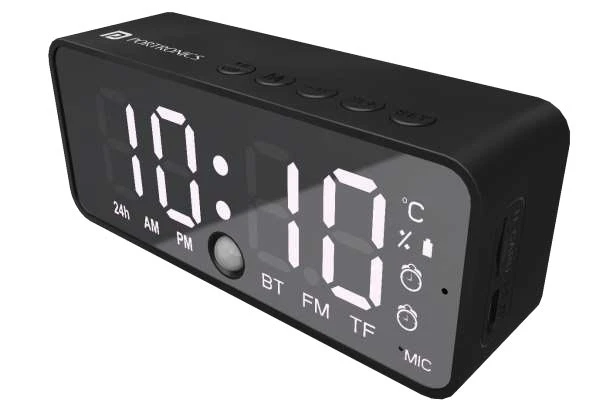 PIXEL 4 - 5W Speaker with Digital Smart Alarm Clock