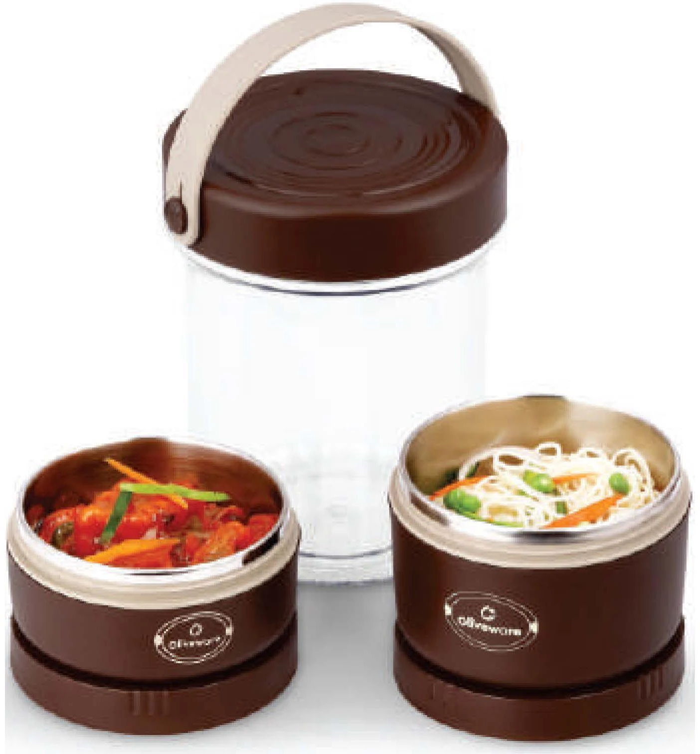 Pine Lunch Box with 2 Container