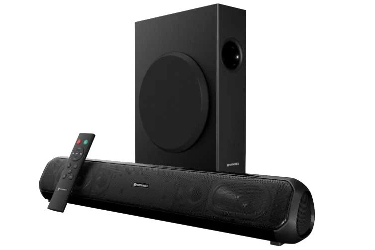 PURE SOUND PRO X 80W HD Soundbar With Wired Subwoofer