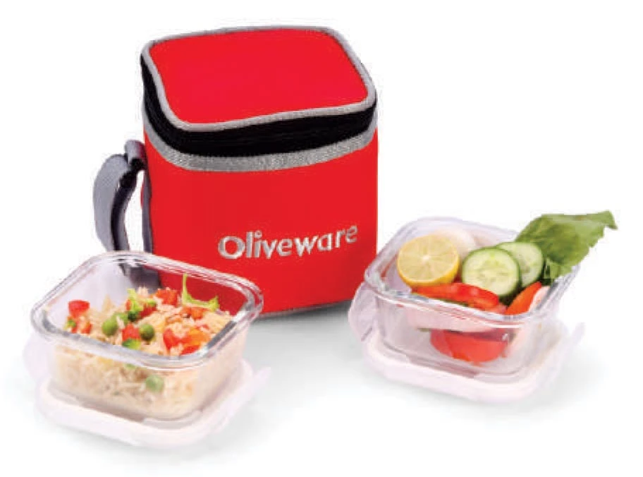 Deluxe Glassware Lunch Box